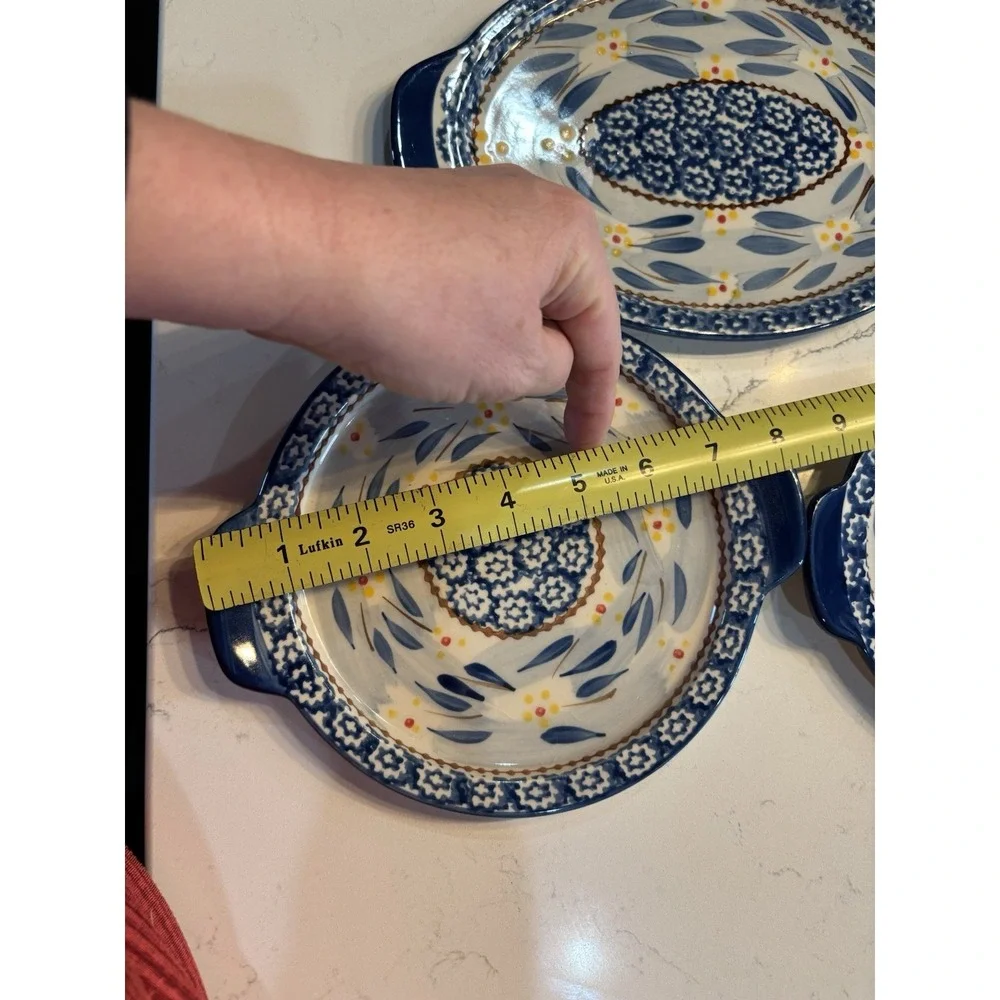 5- Temptations by Tara Old World  Ceramic Oval/Round Serving Platters
